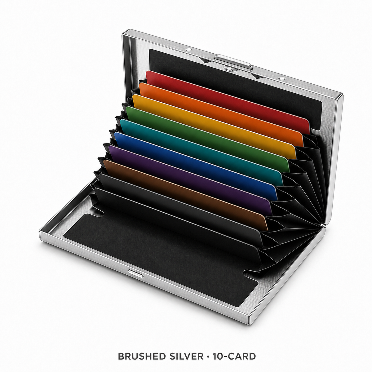 ๐RFID-Blocking Stainless Steel Card Wallet โ Organized, Secure & Pocket-Ready