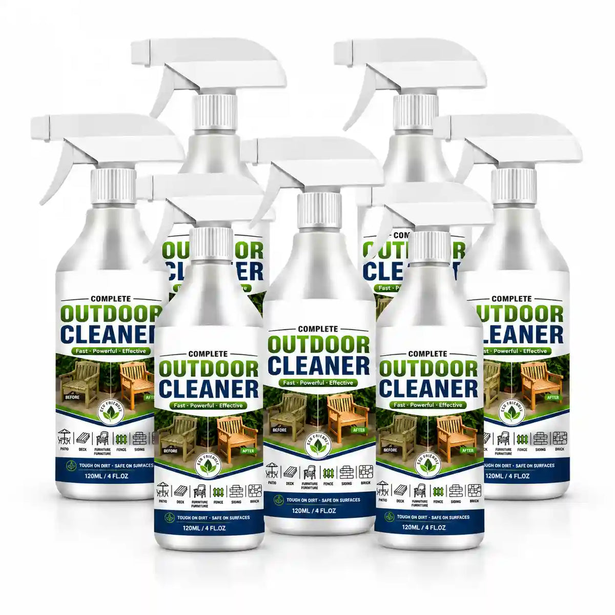 ๐ฟ LIMITED-TIME 50% OFF! Outdoor Surface Cleaner Spray, Fast Acting Stain Remover for Patio, Wooden Furniture & Outdoor Surfaces