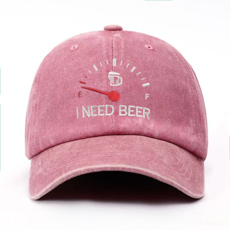 đșI NEED BEER Embroidered Baseball Cap