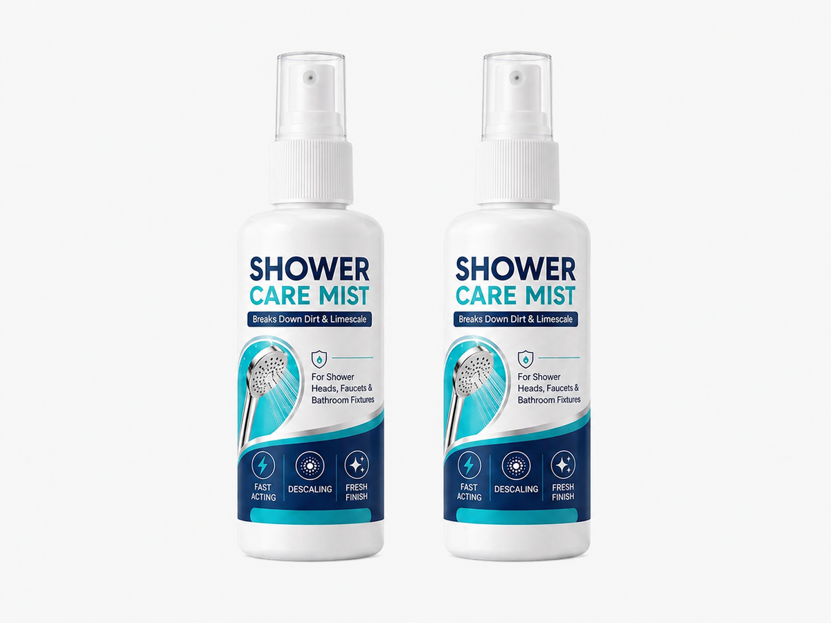 🚿✨Fast-Acting Shower Limescale Remover Spray – Dissolves stubborn mineral deposits & hard water stains. Restores water flow & shine – just spray & wipe! 🧼💪