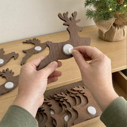 Today 49% OFF - WinterGlow Reindeer Light-Up Wall Decor