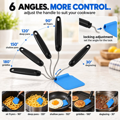 🔥Adjustable Angle Spatula - A must have kitchen gadget!🍳