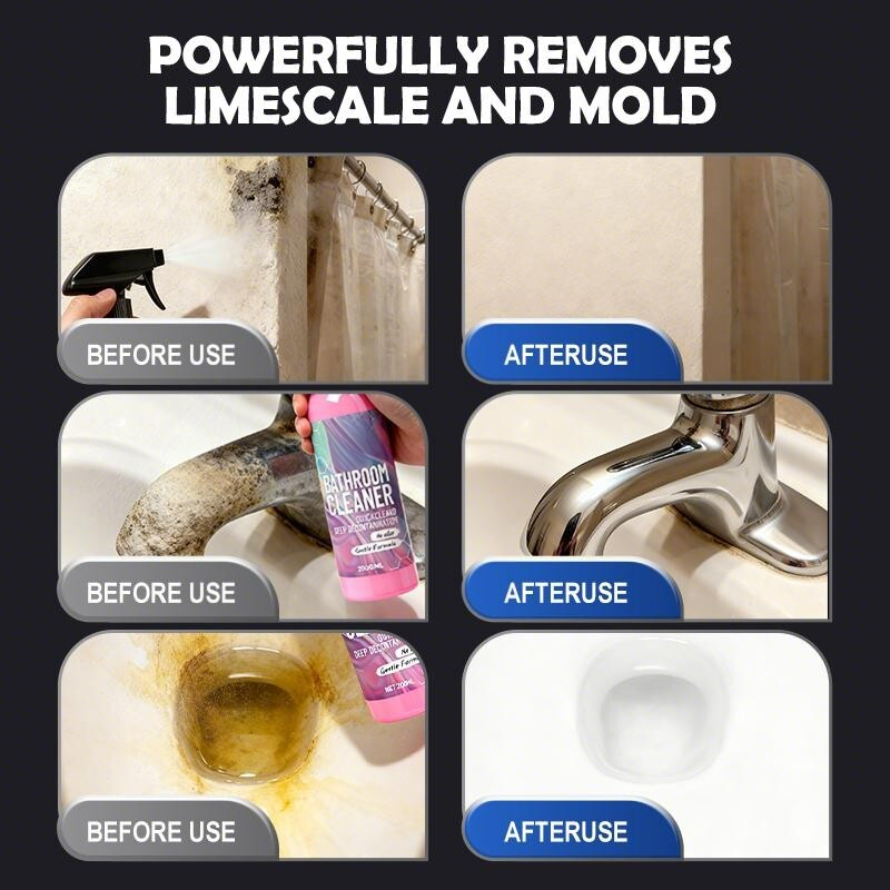 ⭐ Bathroom Cleaner: Sparkle in Seconds, No Harsh Fumes