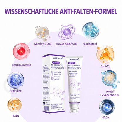Natravor®🎗️ PDRN Multi-Peptid Straffende Körpercreme ｜ Anti-Aging Pflege, Feuchtigkeit, Straffung & Lifting für ein glatteres, ebenmäßigeres Hautbild