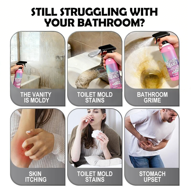 ⭐ Bathroom Cleaner: Sparkle in Seconds, No Harsh Fumes
