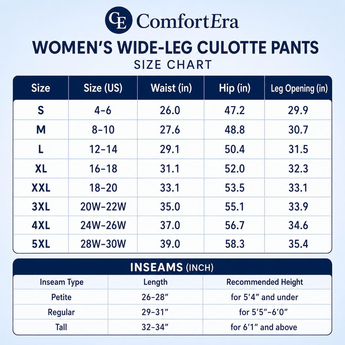 ComfortEra™ Flattering Soft Linen Palazzo Pants