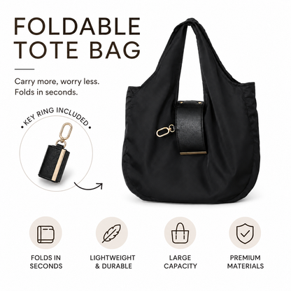 FoldAway™ Everyday Keychain Tote Bag