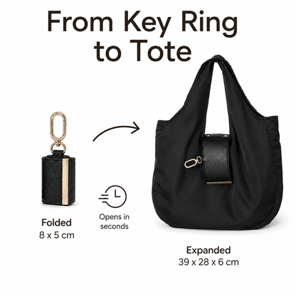 FoldAway™ Everyday Keychain Tote Bag