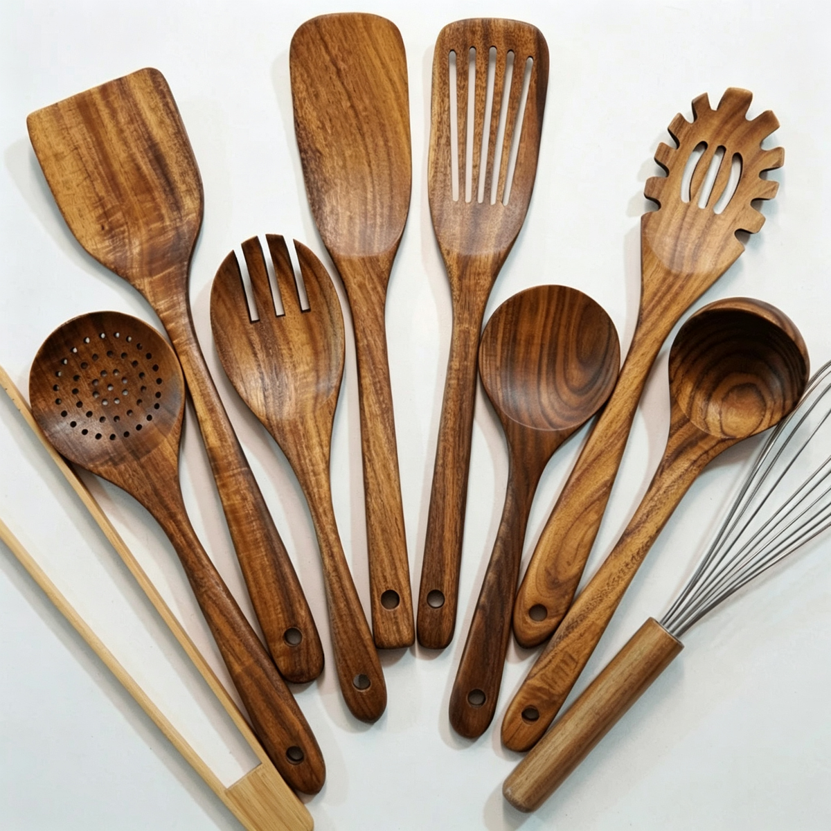 Teak Wooden Utensil Set