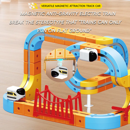 Electric Magnetic High-Speed Train Building Set – STEM Educational Toy for Kids