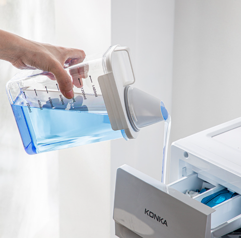 Japanese laundry powder and liquid detergent storage box