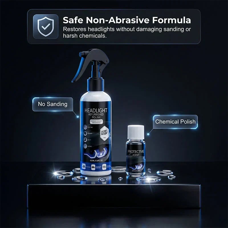 🚗 50% OFF NOW! 🔆Professional Car Headlight Restoration Kit