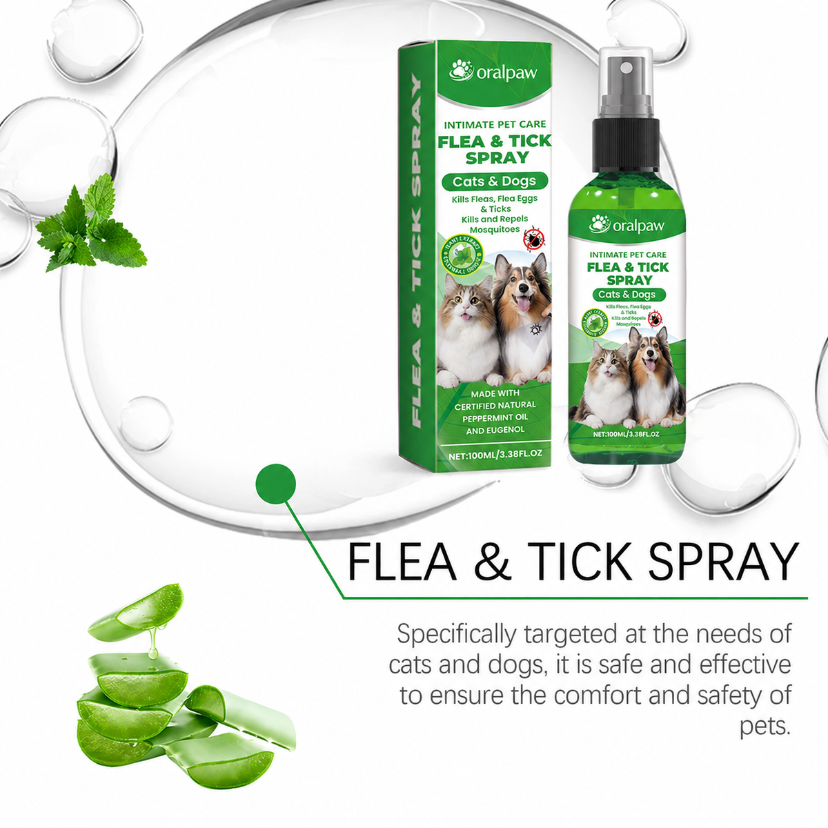 🍃Natural Flea & Tick Spray