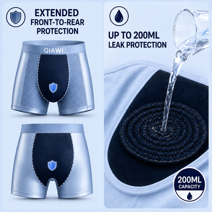 2026 UPGRADED - 60% OFF 🔥QIAWI Premium Leakproof Bamboo Ice Silk Boxer