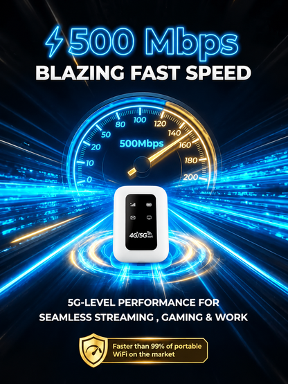 [Global Coverage, Free for Life] Boundless Portable Wi-Fi– 🛡️, No Contract, No Hidden Costs