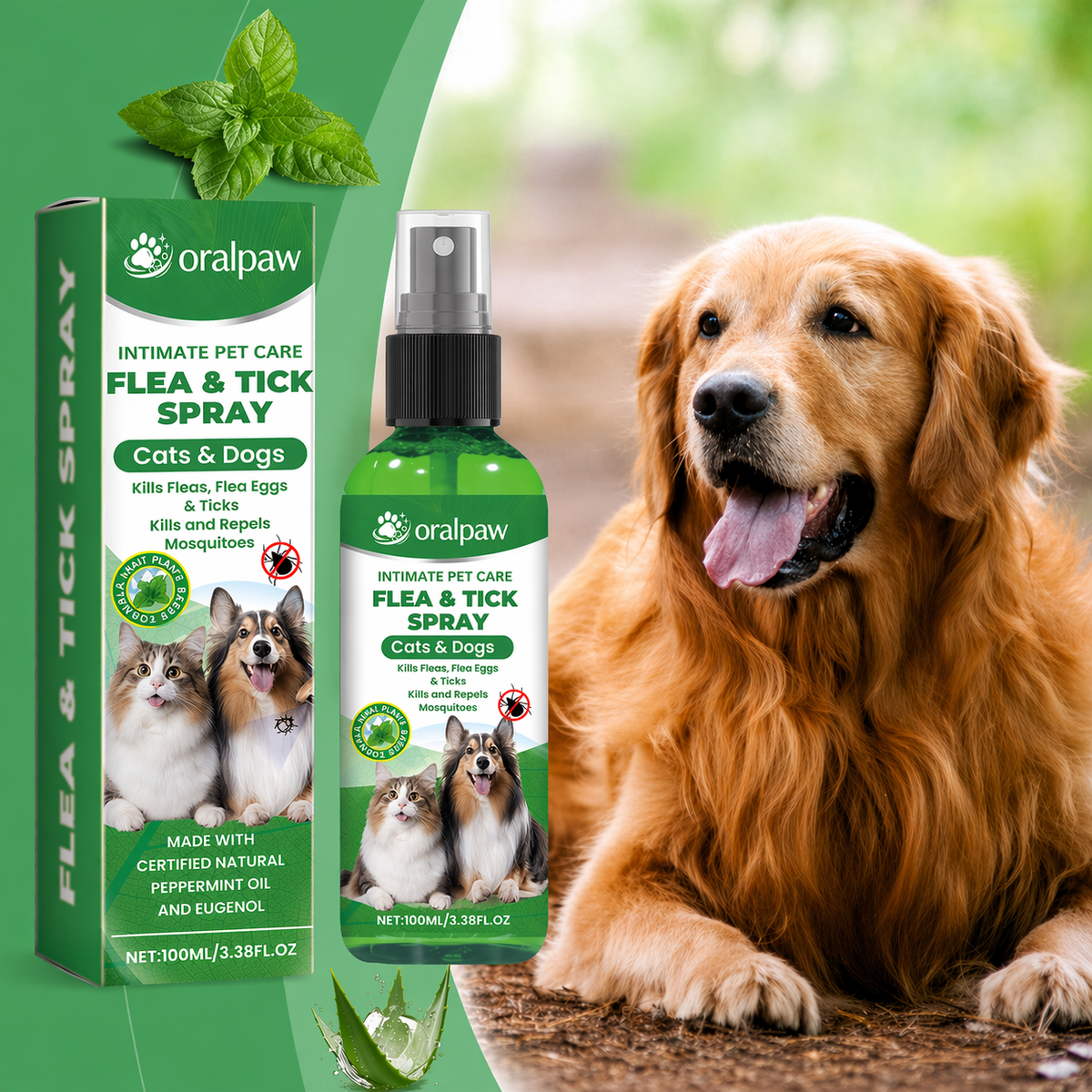 🍃Natural Flea & Tick Spray