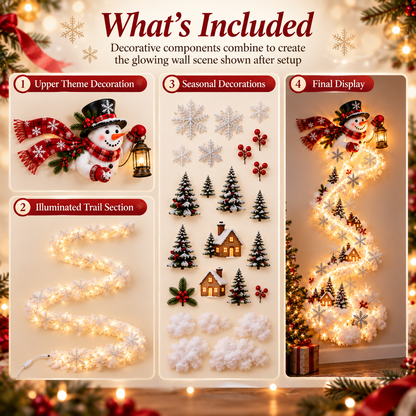 Christmas Magic Trail Wall Light