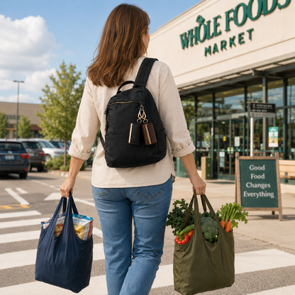FoldAway™ Everyday Keychain Tote Bag