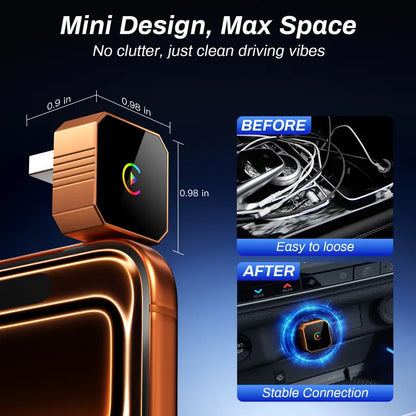 NEW ARRIVAL🚗  Plug-and-Play Wireless CarPlay Adapter for All Compatible Vehicles 🔌
