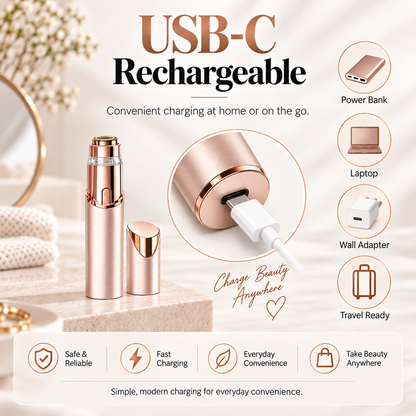 Upgraded 2-in-1 Brow & Body Hair Trimmer