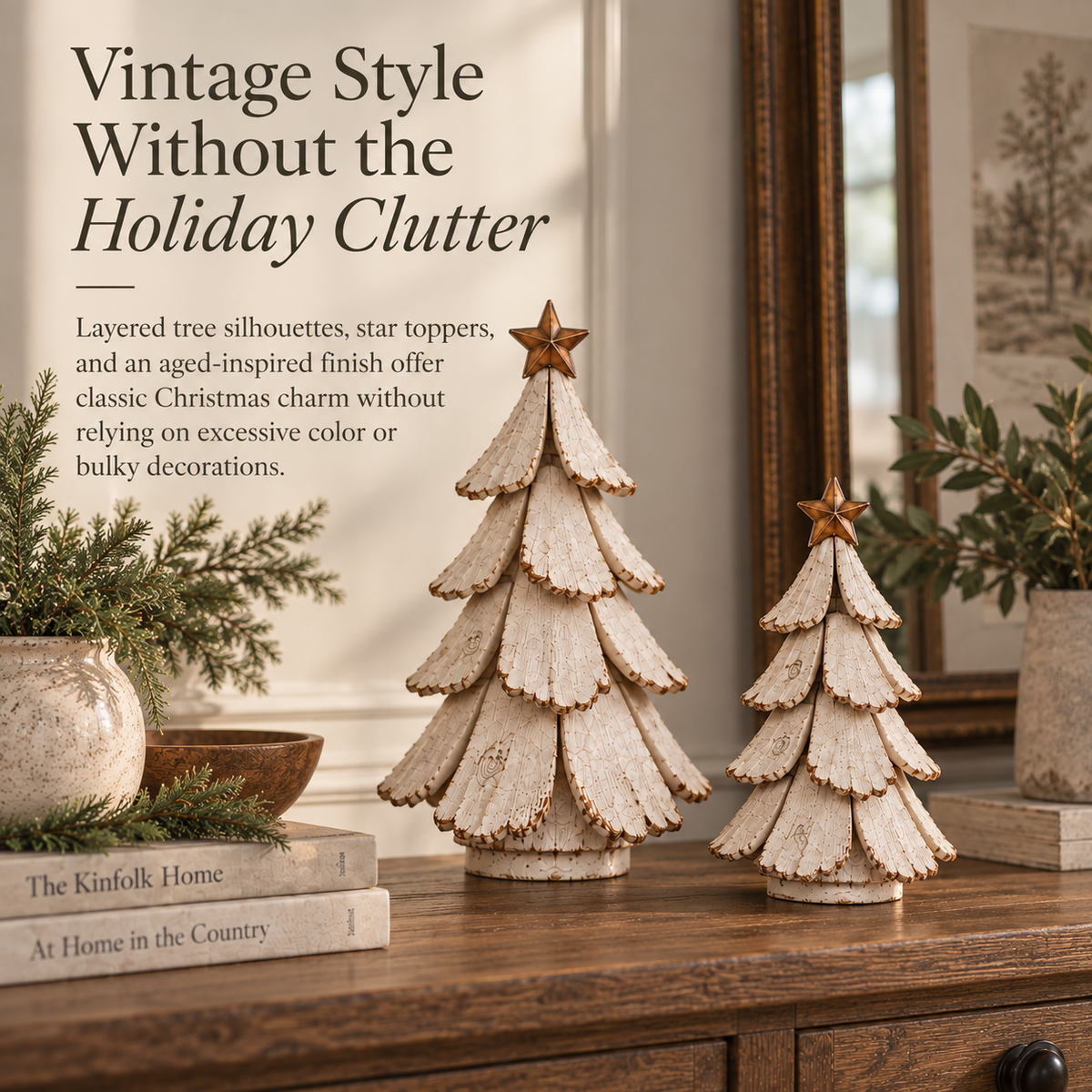 🎄 Vintage Christmas Tree Glow™ – Classic Lighted Holiday Figurine
