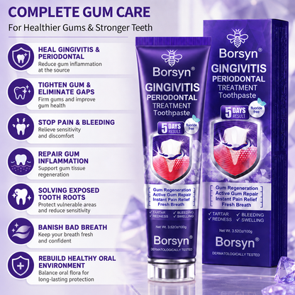 Borsyn® Gingivitis Periodontal Treatment Toothpaste