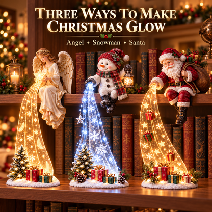✨Last Day 50% OFF - Christmas Shelf-Edge Lighted Scene Decor