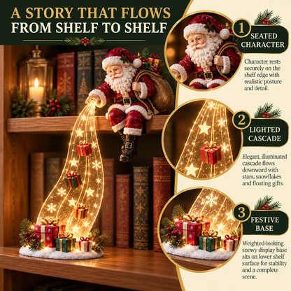 ✨Last Day 50% OFF - Christmas Shelf-Edge Lighted Scene Decor