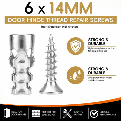 🔥 Heavy Duty Hinge Repair Kit For Loose & Stripped Screws