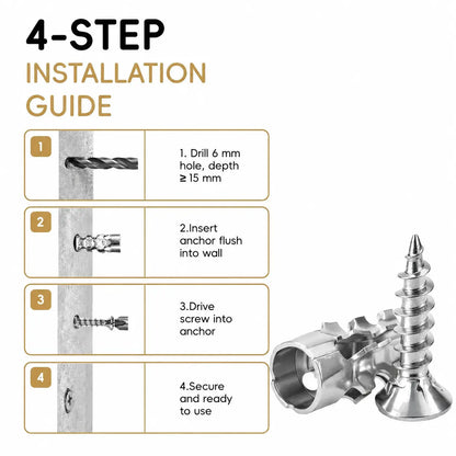 🔥 Heavy Duty Hinge Repair Kit For Loose & Stripped Screws