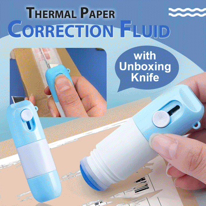 2-in-1 Box Cutter & Thermal Paper Eraser