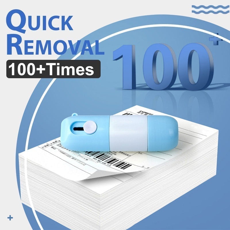 2-in-1 Box Cutter & Thermal Paper Eraser
