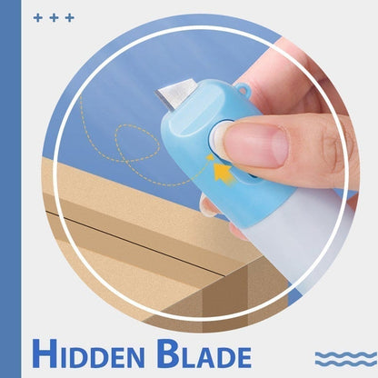 2-in-1 Box Cutter & Thermal Paper Eraser
