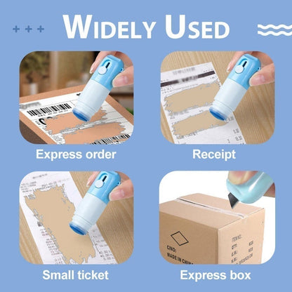 2-in-1 Box Cutter & Thermal Paper Eraser