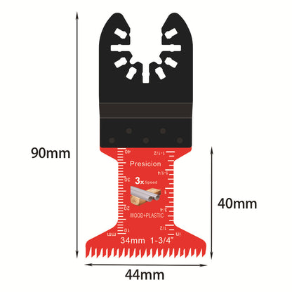 Japanese-Tooth Oscillating Saw Blades — Universal Fit