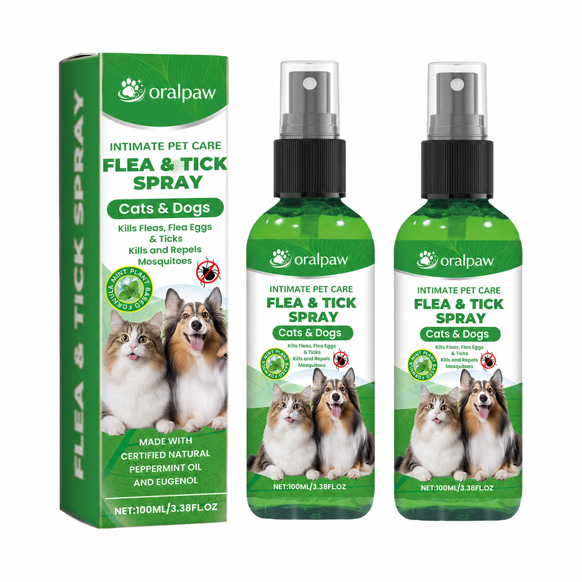 🍃Natural Flea & Tick Spray