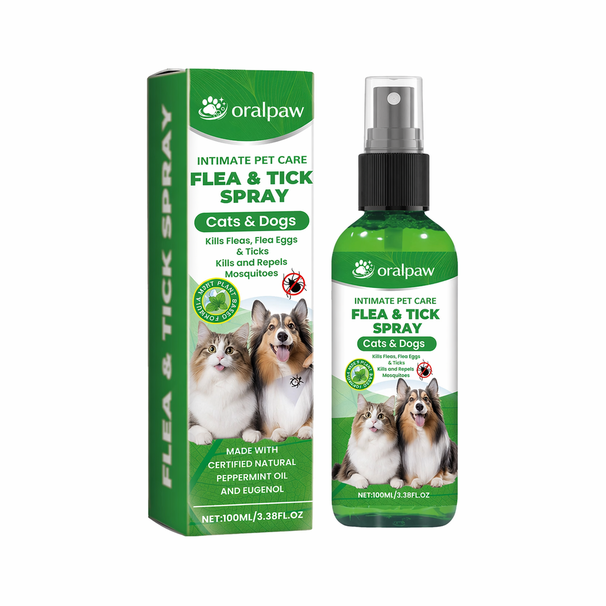 🍃Natural Flea & Tick Spray
