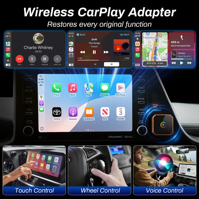 NEW ARRIVAL🚗  Plug-and-Play Wireless CarPlay Adapter for All Compatible Vehicles 🔌