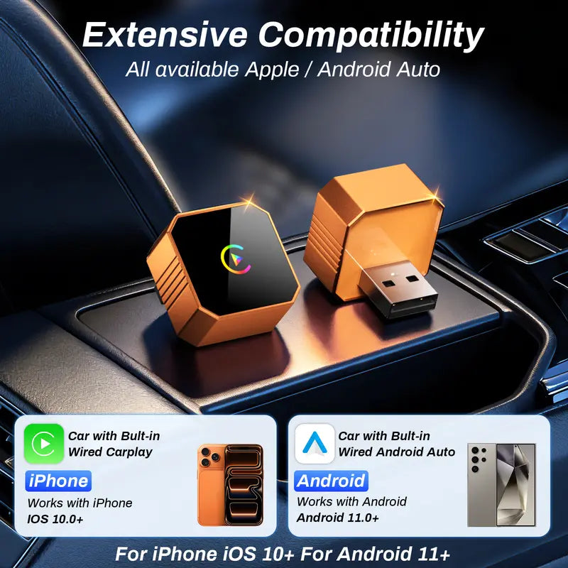 NEW ARRIVAL🚗  Plug-and-Play Wireless CarPlay Adapter for All Compatible Vehicles 🔌