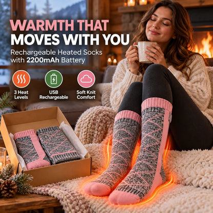 Silvlya Heated Socks – Say Goodbye to Cold Feet in Minutes