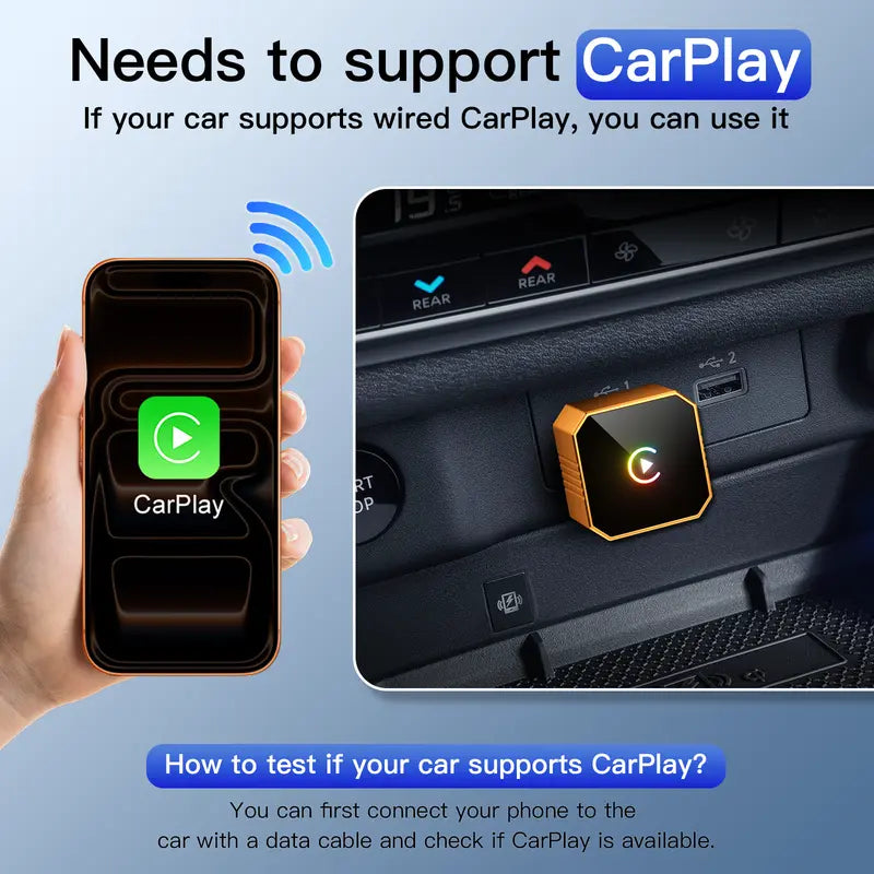 NEW ARRIVAL🚗  Plug-and-Play Wireless CarPlay Adapter for All Compatible Vehicles 🔌