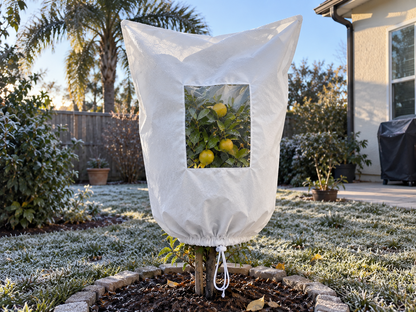Plant Frost Protection Cover – Reusable Cover for Pots, Shrubs & Young Trees