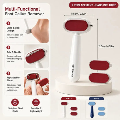 🦶 Avelynis 2-in-1 Callus Remover | Get Sandal-Ready Feet Without the Salon