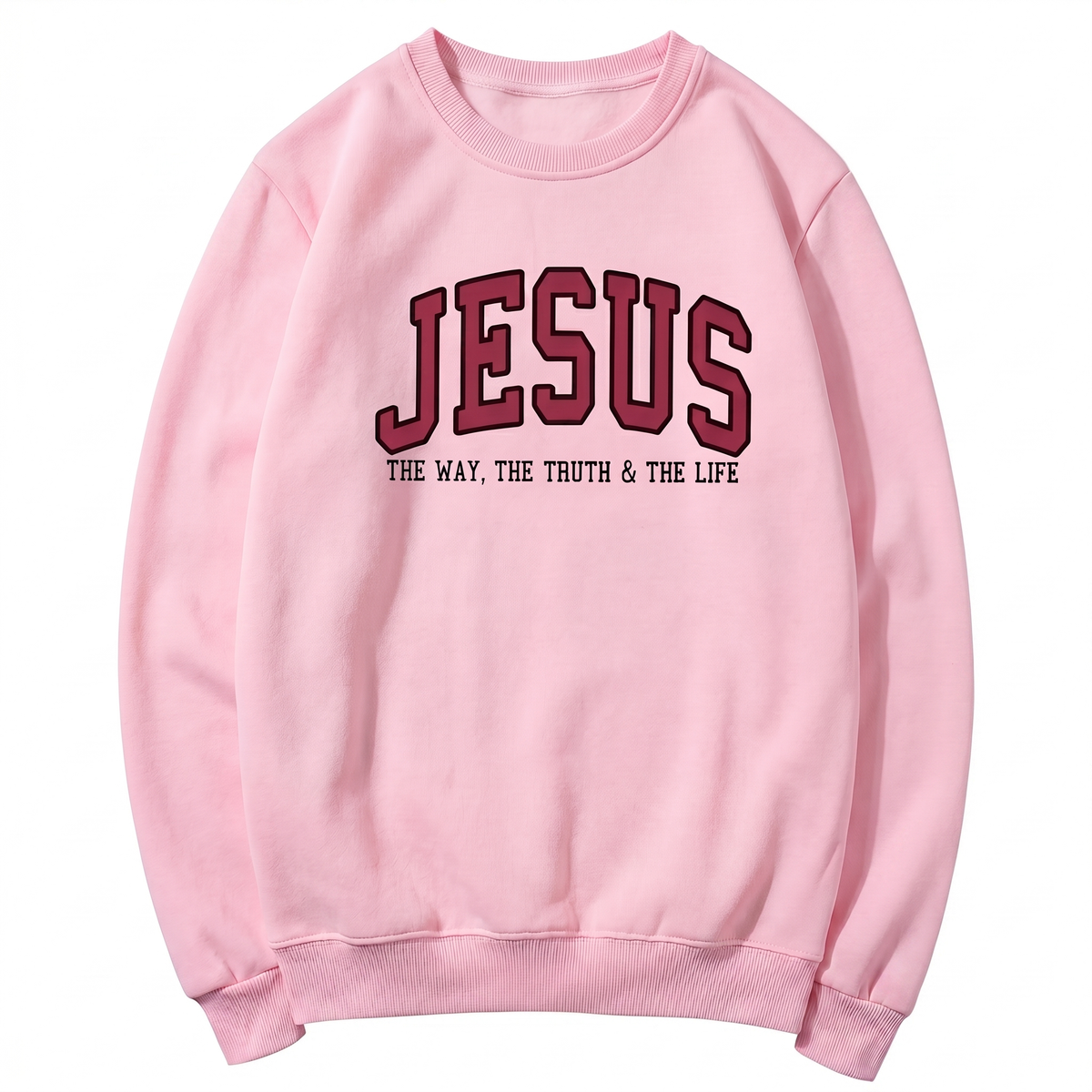 Jesus The Way The Truth and The Life Varsity Sweatshirt & T-shirt