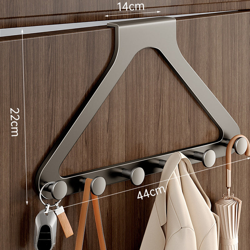 Over-the-Door Triangle Hanging Organizer - No-Drill Slide Installation