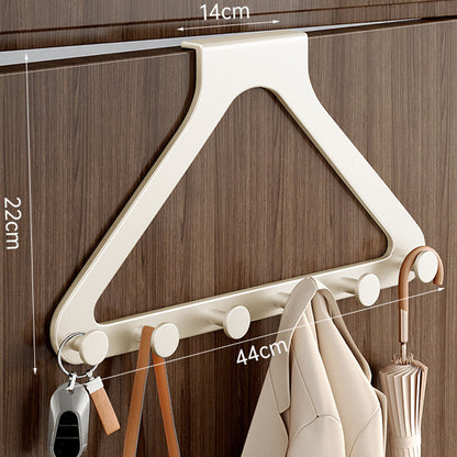 Over-the-Door Triangle Hanging Organizer - No-Drill Slide Installation