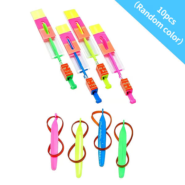 LED Slingshot Flying Copters.