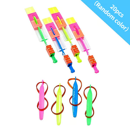 LED Slingshot Flying Copters.